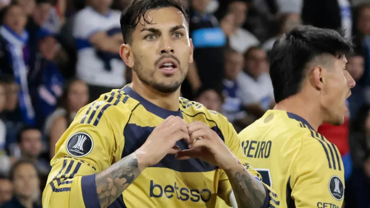 Paredes anotó su primer gol en la Libertadores 2026